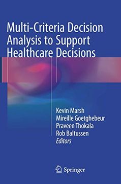 portada Multi-Criteria Decision Analysis to Support Healthcare Decisions (en Inglés)