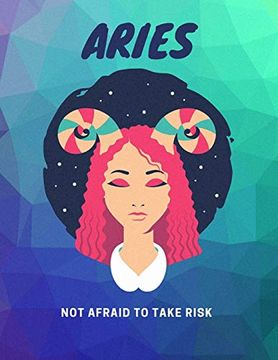 portada Aries, not Afraid to Take Risk: Astrology Workout log Book & Habit Tracker 
