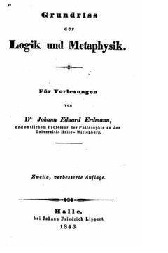 portada Grundriss der logik und metaphysik (German Edition)