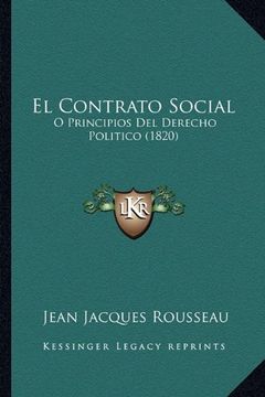 portada El Contrato Social: O Principios del Derecho Politico (1820)