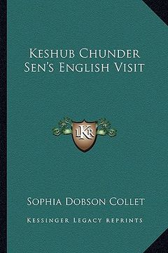 portada keshub chunder sen's english visit (en Inglés)