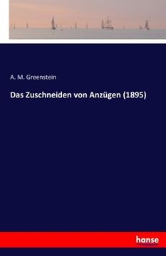 portada Das Zuschneiden von Anzügen (1895) (German Edition)