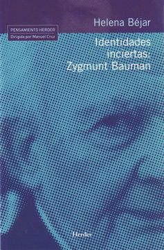 portada Identidades Inciertas: Zygmunt Bauman (in Spanish)