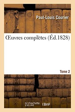 portada Oeuvres Completes Tome 2 (Litterature) (French Edition)