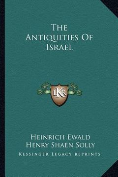 portada the antiquities of israel (en Inglés)