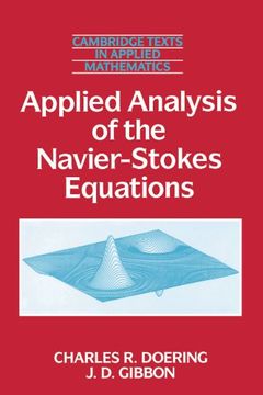 portada Applied Analysis of the Navier-Stokes Equations Paperback (Cambridge Texts in Applied Mathematics) (en Inglés)