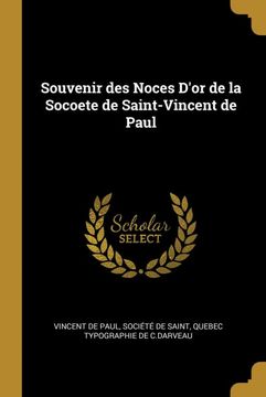 portada Souvenir des Noces D'or de la Socoete de Saint-Vincent de Paul 