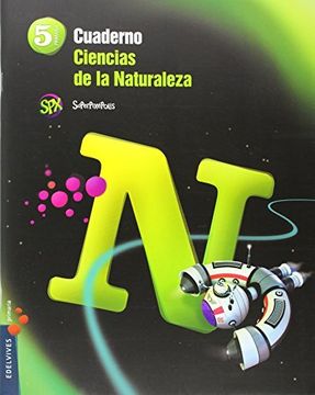 portada Cuaderno Ciencias de la Naturaleza 5º Primaria (Superpixépolis) (in Spanish)