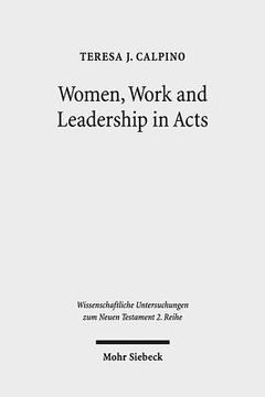 portada Women, Work and Leadership in Acts (en Inglés)