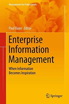 portada Enterprise Information Management: When Information Becomes Inspiration (Management for Professionals, 2) (en Inglés)