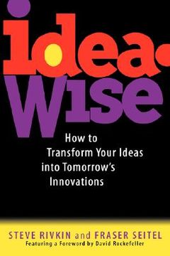 portada ideawise: how to transform your ideas into tomorrow's innovations (in English)