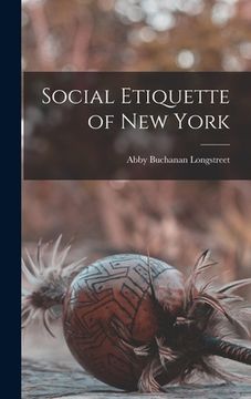portada Social Etiquette of New York (en Inglés)