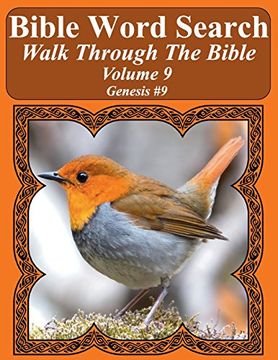 portada Bible Word Search Walk Through the Bible Volume 9: Genesis #9 Extra Large Print (en Inglés)
