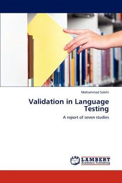 portada validation in language testing (en Inglés)