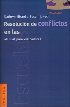 portada Resolucion de Conflictos en las Escuelas (in Spanish)