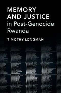 portada Memory and Justice in Post-Genocide Rwanda (en Inglés)