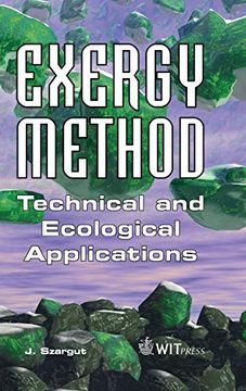portada Exergy Method: Technical and Ecological Applications: No. 18 (Developments in Heat Transfer) (en Inglés)