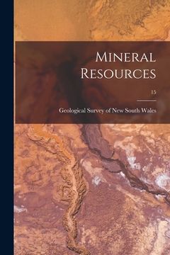 portada Mineral Resources; 15 (in English)