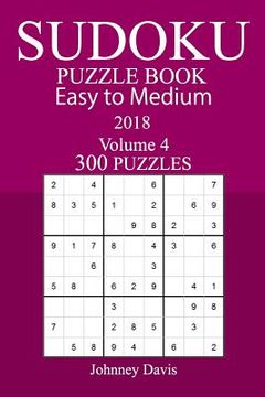 portada Easy to Medium 300 Sudoku Puzzle Book (en Inglés)