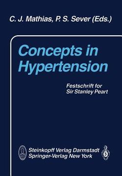 portada concepts in hypertension: festschrift for sir stanley peart (en Inglés)