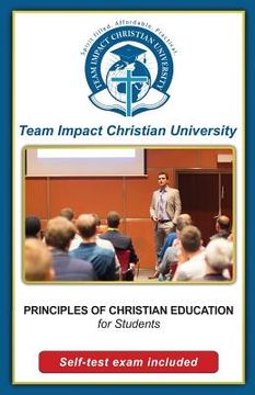 portada Principles of Christian Education for students (en Inglés)