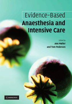 portada Evidence-Based Anaesthesia and Intensive Care (en Inglés)