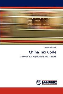 portada china tax code (en Inglés)