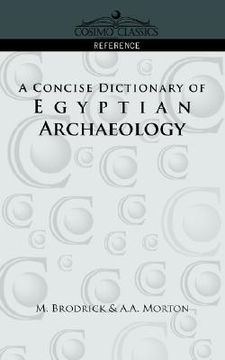 portada a concise dictionary of egyptian archaeology (en Inglés)