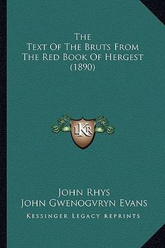 portada the text of the bruts from the red book of hergest (1890) (en Inglés)