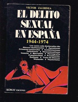 portada Delito Sexual en España 1944 1974 el