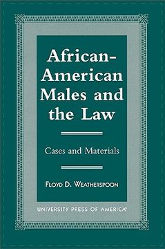 portada african-american males and the law: cases and material