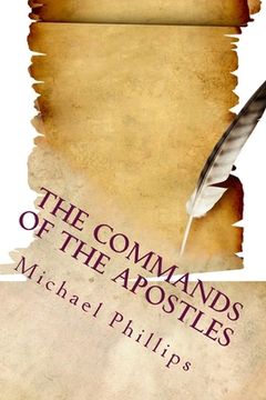 portada The Commands of the Apostles, Large Print (en Inglés)