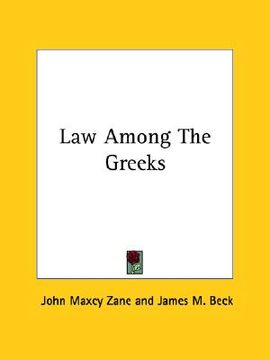 portada law among the greeks (in English)