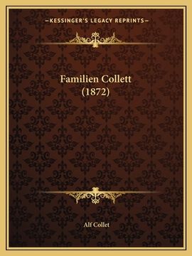 portada Familien Collett (1872) (en Noruego)