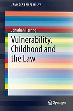 portada Vulnerability, Childhood and the law (Springerbriefs in Law) (in English)