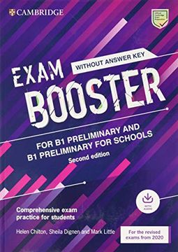 portada Exam Booster Preliminary and Preliminary for Schools. Student's Book Wthout Answers (Updated for the 2020 Exam). Per le Scuole Superiori. Con. Il Download (Cambridge English Exam Boosters) (en Inglés)