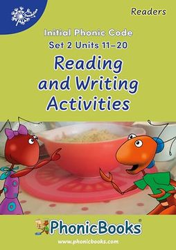 portada Phonic Books Dandelion Readers Reading and Writing Activities set 2 Units 11-20 Twin Chimps (Two Letter Spellings sh, ch, th, ng, qu, wh, -Ed, -Ing,. Readers set 2 Units 11-20 Twin Chimps (en Inglés)
