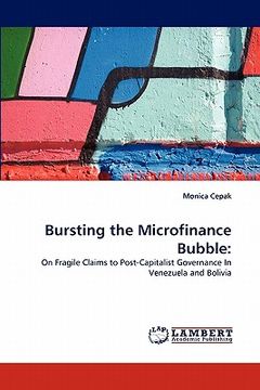 portada bursting the microfinance bubble (en Inglés)
