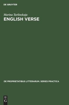 portada English Verse: Theory and History 
