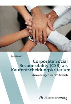 portada Corporate Social Responsibility (Csr) ALS Kaufentscheidungskriterium