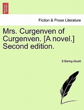 portada mrs. curgenven of curgenven. [a novel.] second edition. (in English)