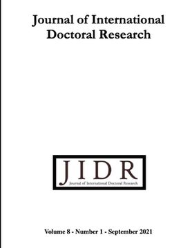 portada Journal of International Doctoral research (JIDR), Volume 8, Number 1, 2021: Volume 8, Number 1, 2021 (en Inglés)