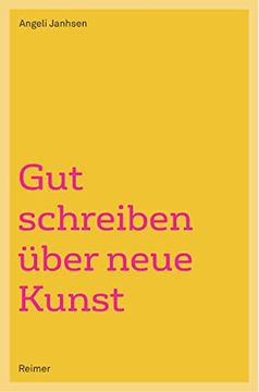 portada Gut Schreiben Uber Neue Kunst (en Alemán)