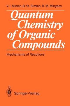 portada quantum chemistry of organic compounds: mechanisms of reactions (en Inglés)