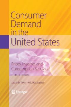 portada Consumer Demand in the United States: Prices, Income, and Consumption Behavior (in English)