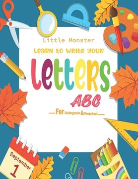 portada Alphabet Trace the Letters: Preschool Practice Handwriting Workbook: Pre K, Kindergarten and Kids Ages 3-5 Reading And Writing (en Inglés)