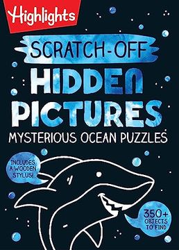 portada Scratch-Off Hidden Pictures Mysterious Ocean Puzzles (Highlights Scratch-Off Activity Books) (en Inglés)