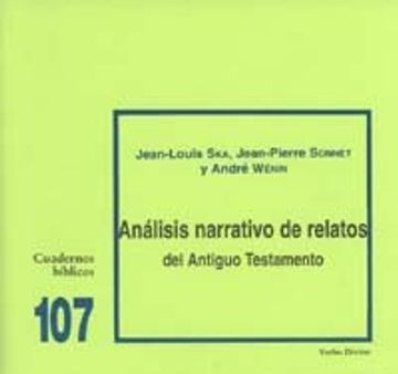 portada Analisis Narrativo de Relatos del Antiguo Testamento (in Spanish)
