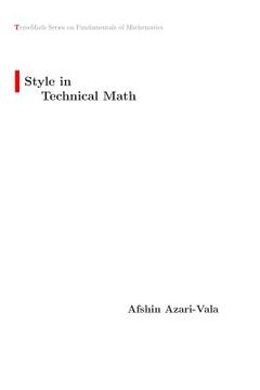 portada Style in Technical Math (en Inglés)