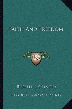 portada faith and freedom (in English)